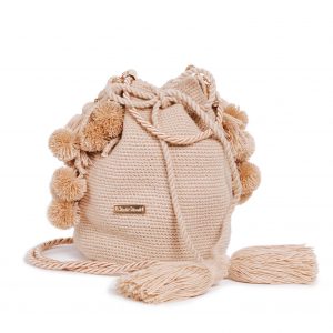 Mochila Gardenia beige - Manijas de lujo