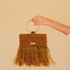 Bolso Geranio Punto Arroz - Verde